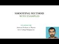 Shooting Method with Example