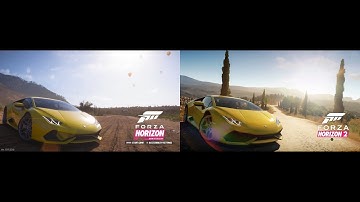 Remade vs Original Forza Horizon 2 Start Menu | Forza Horizon 5