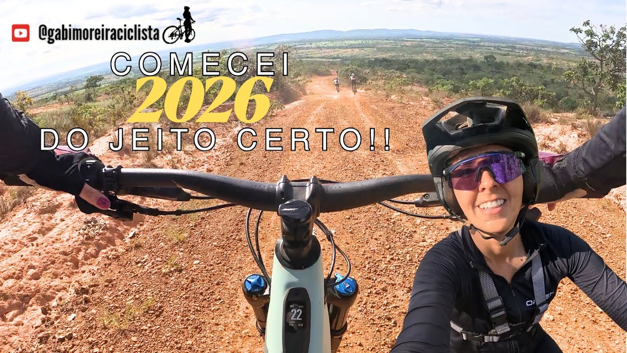 Comecei 2026 do jeito certo! Sinta a energia desse primeiro pedal do ano! 