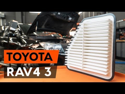 Kuinka vaihtaa ilmansuodatin TOYOTA RAV 4 3 (XA30) -merkkiseen autoon [AUTODOC -OHJEVIDEO]