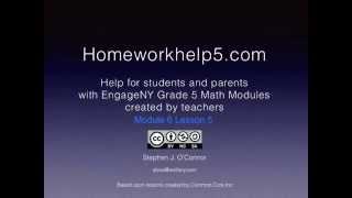 Gr5 EngageNY Eureka Math Module 6 Lesson 5