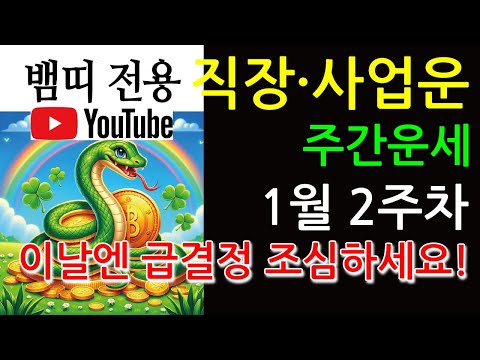 뱀띠의1월 2주차운세. #이번달운세, #다음달운세, #이번주운세, #다음주운세, #주간운세, #뱀띠운세, #뱀띠, #띠별운세, #일일운세, #운세,