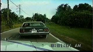 Slow car chase - must see