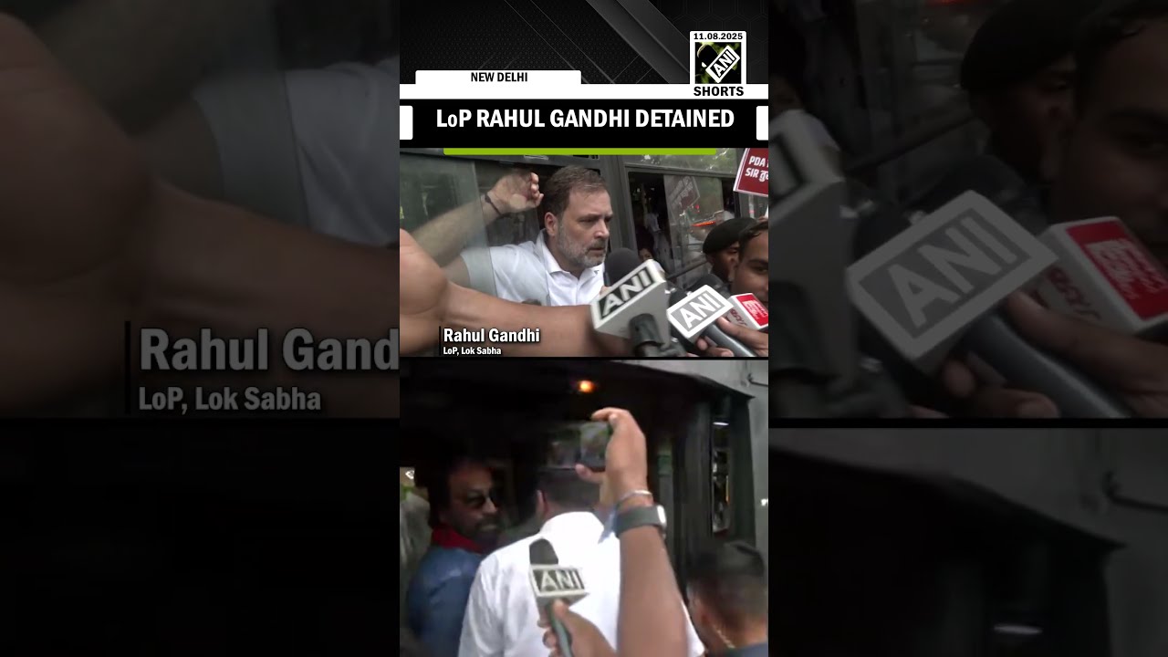 LoP Rahul Gandhi Congress Leader Priyanka Vadra Detained For Protesting Against EC