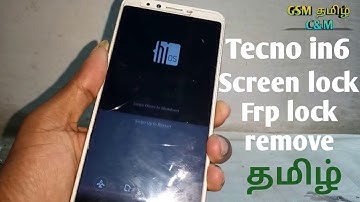 (தமிழ்) how to unlock TECNO IN6(I6) (Camon i click) FRP unlock google account bypass Android 8.0