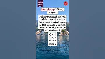 She Bought & Sold Twice — Can You Calculate Her True ROI?#riddlemathworld #shorts #math