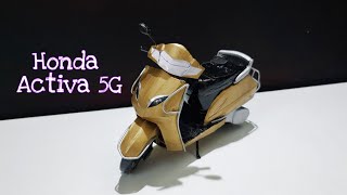 Wow | how To Make Honda Activa With Paper | RM Gears