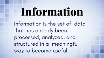 What Is The Difference Between Data, Information, and Knowledge?