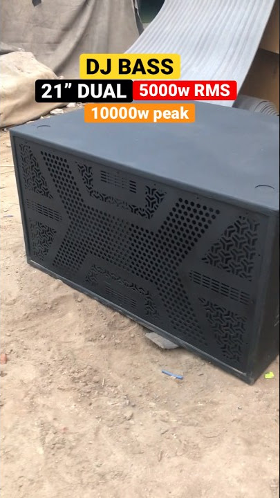 Bass 21”💥5000w Dual Strong punch 🔥👌#music #bass #dj