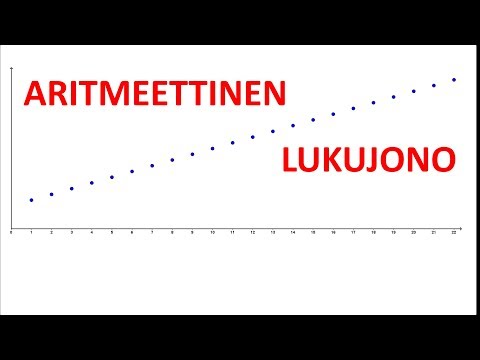 Aritmeettinen lukujono