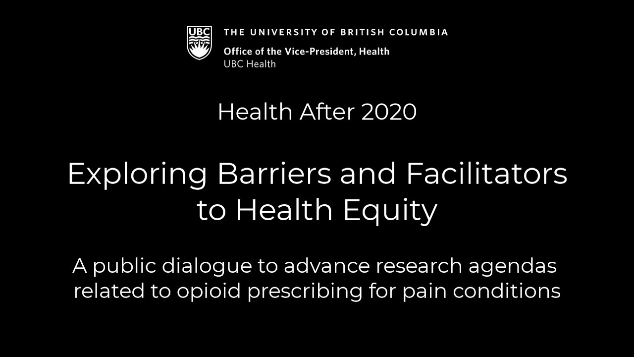 Exploring barriers and facilitators to health equity: Opioid ...