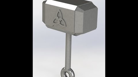 Solidworks Thor Hammer Design Tutorial