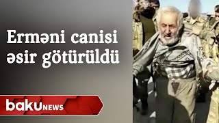 Xocalı soyqırımına görə axtarışda olan erməni cani Azərbaycan əsgərləri tərəfindən əsir götürüldü Resimi