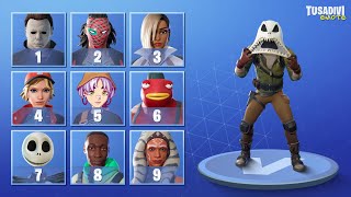 GUESS THE FORTNITE SKIN BY THE EMOTE - #5 | tusadivi