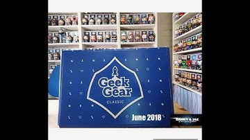 GEEK GEAR UNBOXING REVIEW | JUNE 2018 | JURASSIC WORLD | BIG BANG THEORY