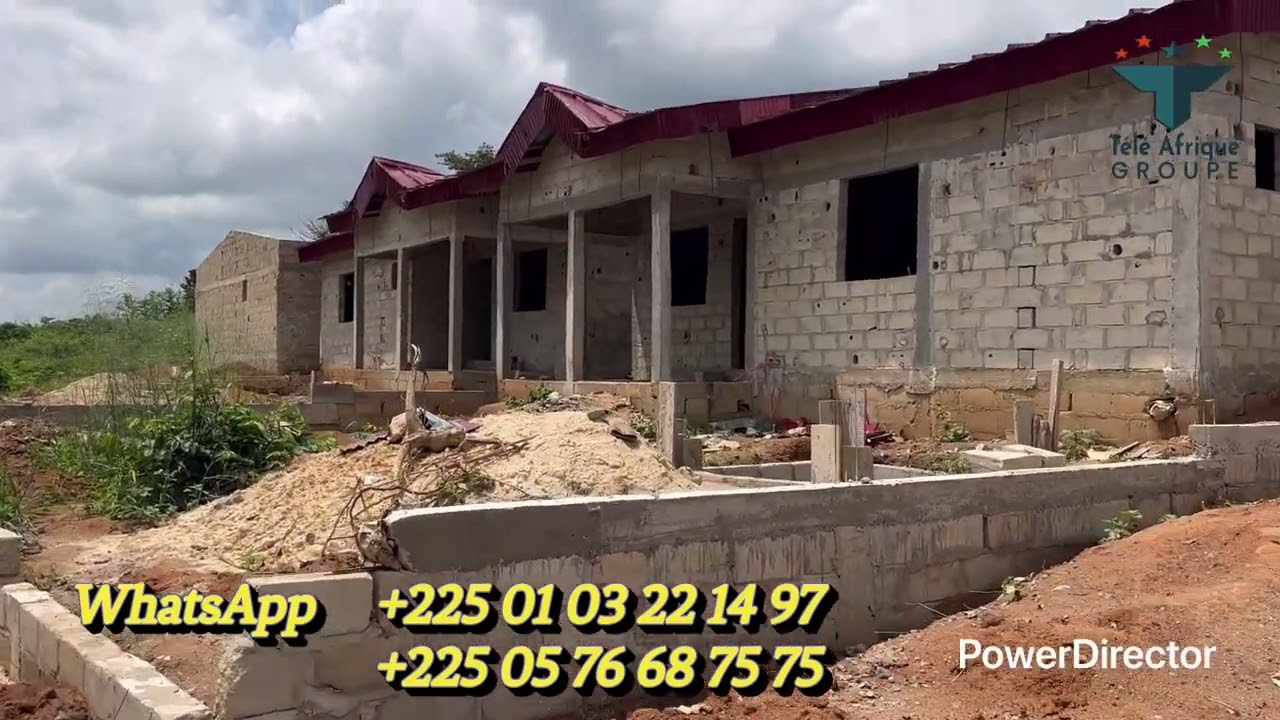 Виллы в продаже от 1,5 млн франков КФА в Ямусукро и Агбовиле