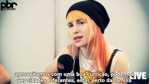 Nova Rock 2013: Paramore in Interview (LEGENDADO)