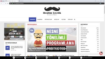 Php Dersleri 105 - Php Nesne Yönelimli Programlama | Final Deyimi