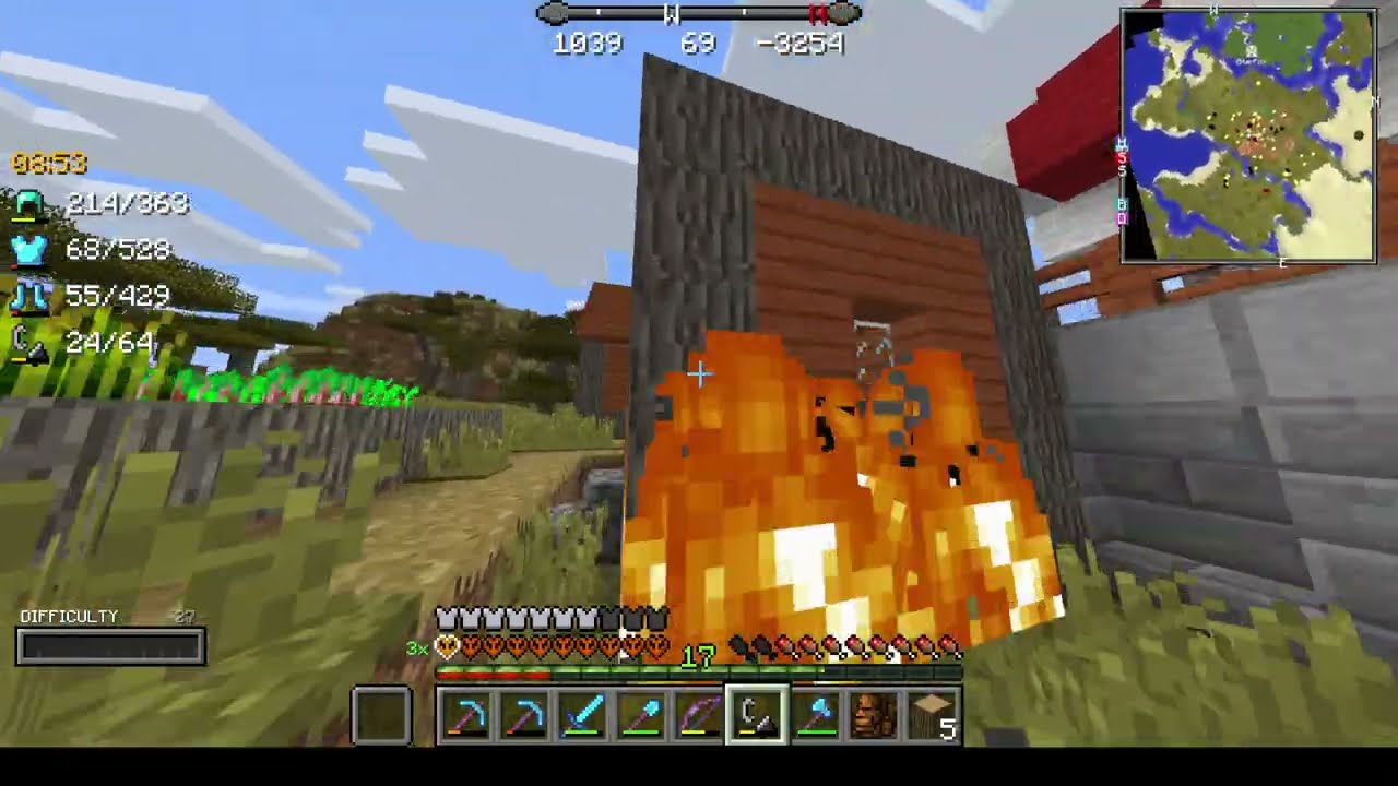 Minecraft Hardcore 1% Survival Chance - Part #12 w/ 