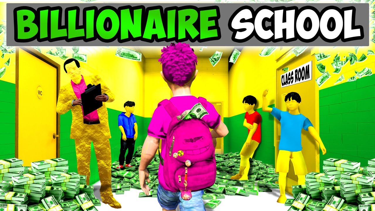 Joining BILLIONAIRE SCHOOL in GTA 5!