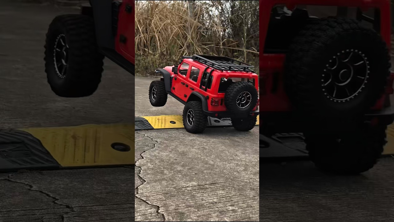 RC Jeep Speed Bump Test!