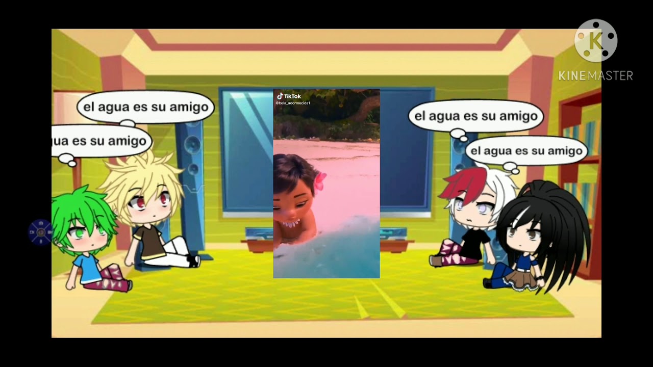 bnha reaccionan a moana gacha life