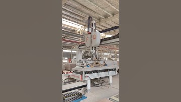 Furniture factory - Automatic three stations woodworking gantry for loading workpiece