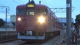 【4K】JR七尾線　普通列車415系電車　ｻﾜC09編成　羽咋駅発車