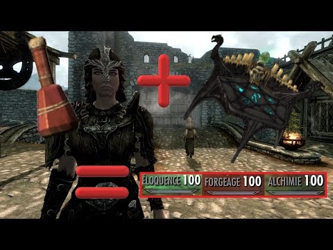 Skyrim FR - Guide : monter ses compétences de 0 à 100 - #4 : Alchimie, Éloquence et Forgeage !