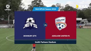 RD13 #RAANPLSA 2024 Highlights | Modbury Jets vs Adelaide United