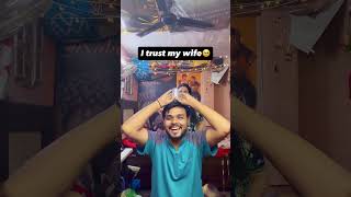 I trust my wife challenge 🤣#explore #viral #foodvlogindia #foodchallenges #ytshorts #funny #comedy