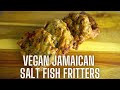 Jamaican Vegan Salt Fish Fritters | Katie Makes It Vegan