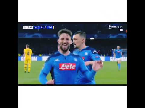mertens ikonik gol ve ikonik gol sevinci