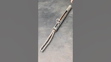 Pipe wrench tool idea from senior welder #welding #tools #seniorwelder