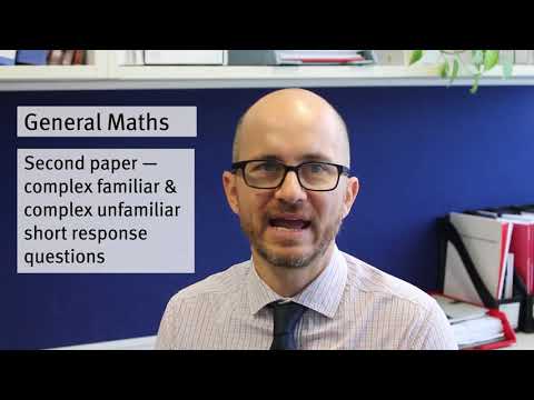 External assessment in Mathematics subjects