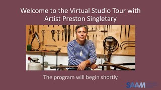 Virtual Studio Tour with Artist Preston Singletary