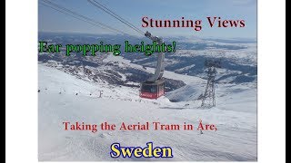 First Person View In The Aerial Tram In Åre Sweden