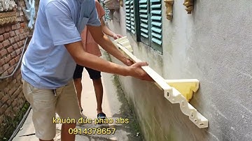 giới thiệu khuôn đúc phào chỉ nhựa abs