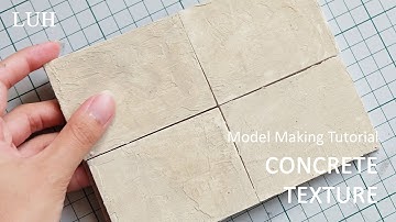 Model Making Tutorial - Concrete Texture