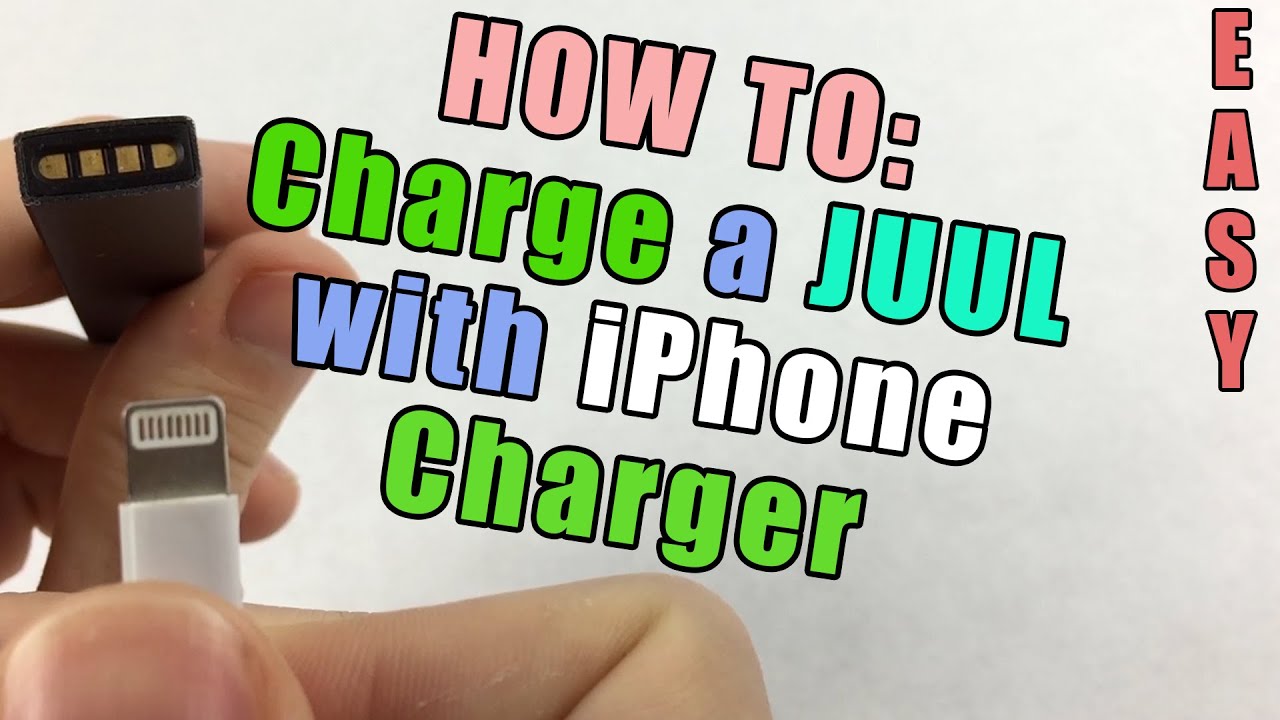 How to Charge a Juul Without a Charger (Using an iPhone Charger)