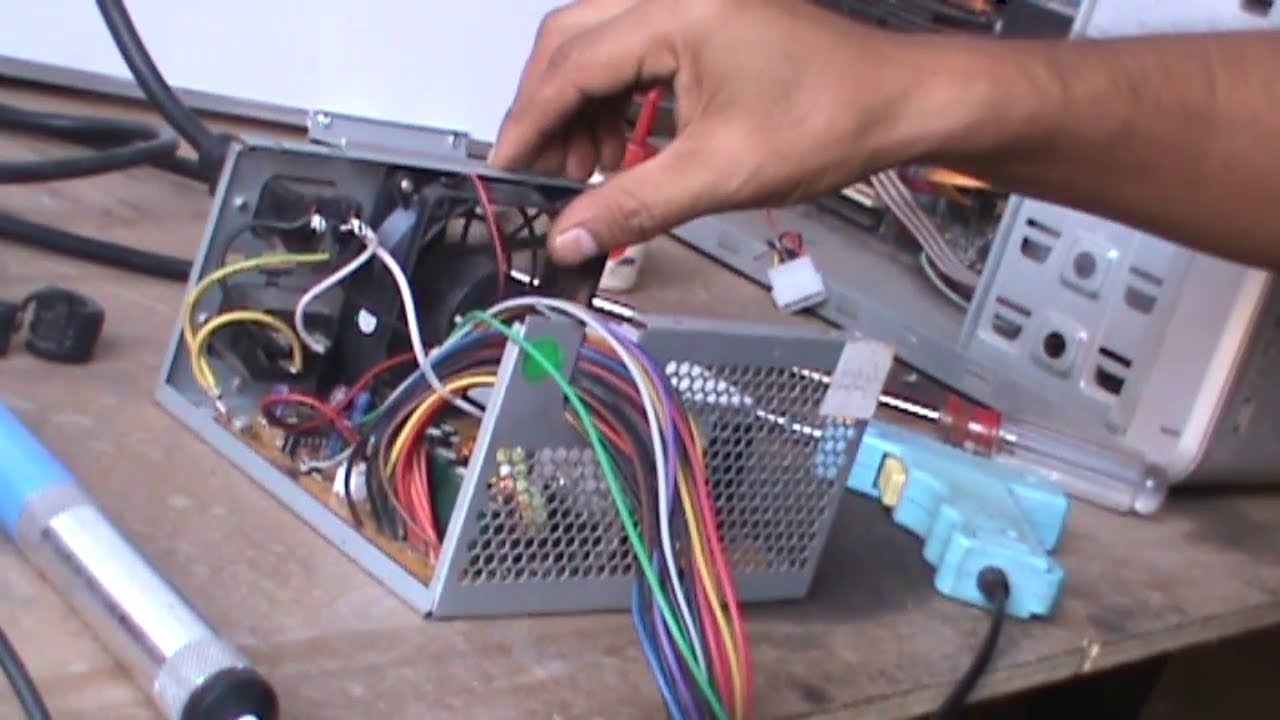 Reparación de Fuente de Poder de PC - YouTube