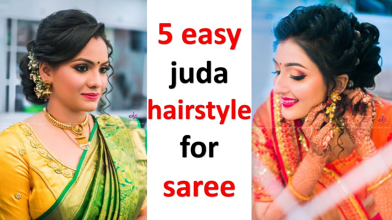 18 Stylish Hairstyles for Saree | Matching Hairstyles with Saree ideas 2024  - SizeSavvy