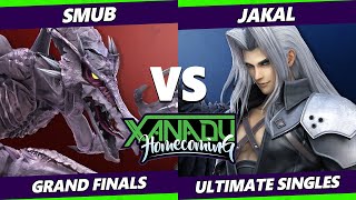 Xanadu Homecoming GRAND FINALS - Jakal (Wolf, Sephiroth) Vs. smub (Ridley) Smash Ultimate - SSBU