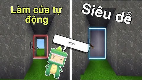 [ Mini World Build ] Hướng Dẫn Làm Cửa Tự Động Cực Đơn Giản Trong Mini World || Dũng NQ