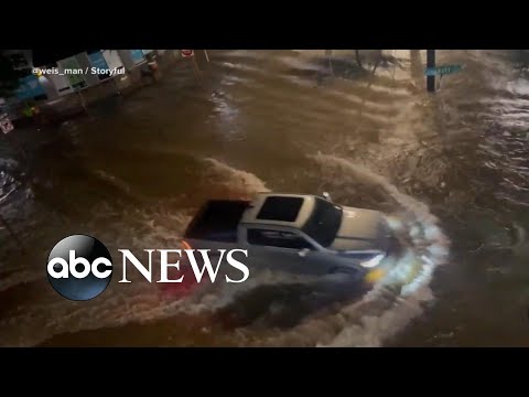 Hundreds of car rescues, 1 death after historic rain slams texas