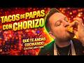 TACOS DE PAPAS CON CHORIZO (Receta) - Qué Te Andas Cocinando Con Chef Julio López