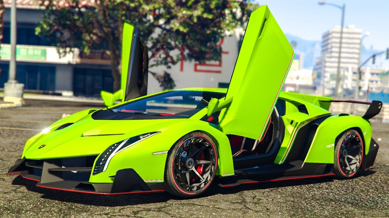 SUPER RARE LAMBORGHINI STUNT! - (GTA 5 Mods) - YouTube