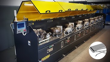 High speed wire drawing machine MBK-7/450 with integrated steel fiber machine