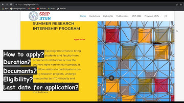 SUMMER INTERNSHIP at IIT Gandhinagar 2022 | Free Certificate| Stipend 16,000 | SRIP-IIT |