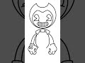 Drawing Bendy - Bendy and the Ink Machine #shorts #bendy #bendyandtheinkmachine